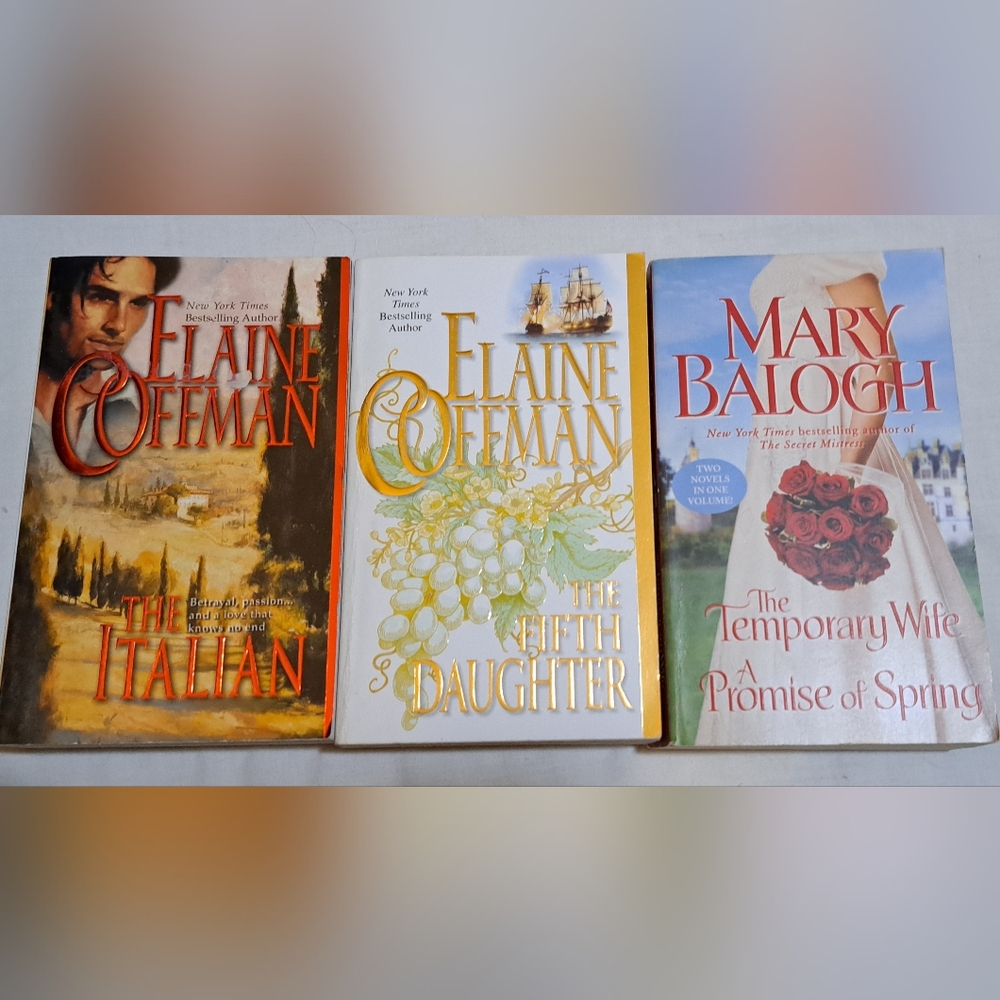 Elaine Coffman and Mary Balogh Book Collection 4 Stories